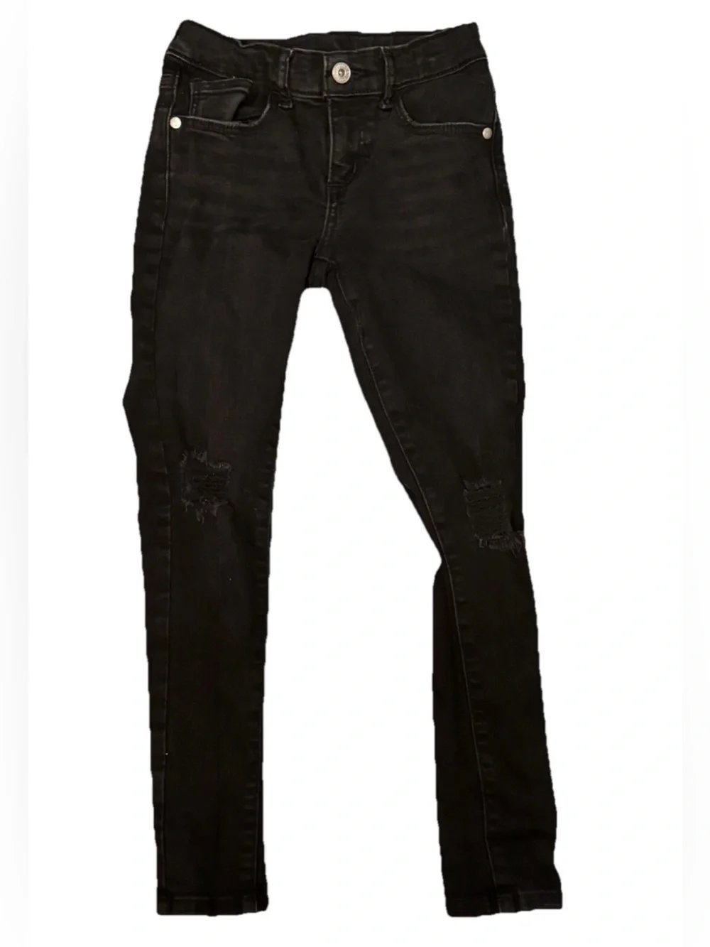ART CLASS DARK WASH Black DENIM‎ DISTRESSED SKINNY FIT JEANS Size 8